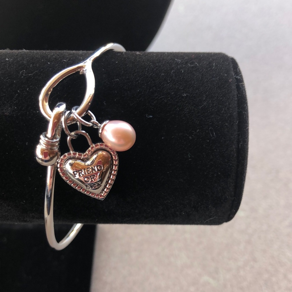 Honora Freshwater Cultured Pink Pearl Bangle “Friend of Alex”
